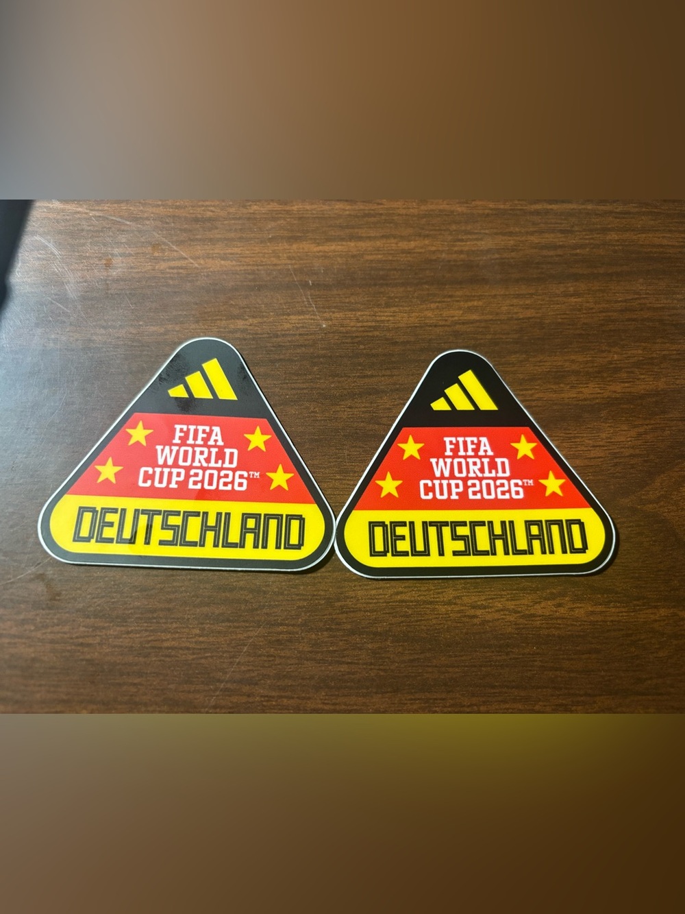 Adidas FIFA World Cup 2026 Soccer Official Sticker Pack Germany Football - 2 Ct